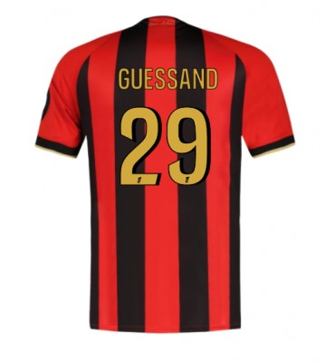 OGC Nice Evann Guessand #29 Replika Hjemmebanetrøje 2024-25 Kortærmet